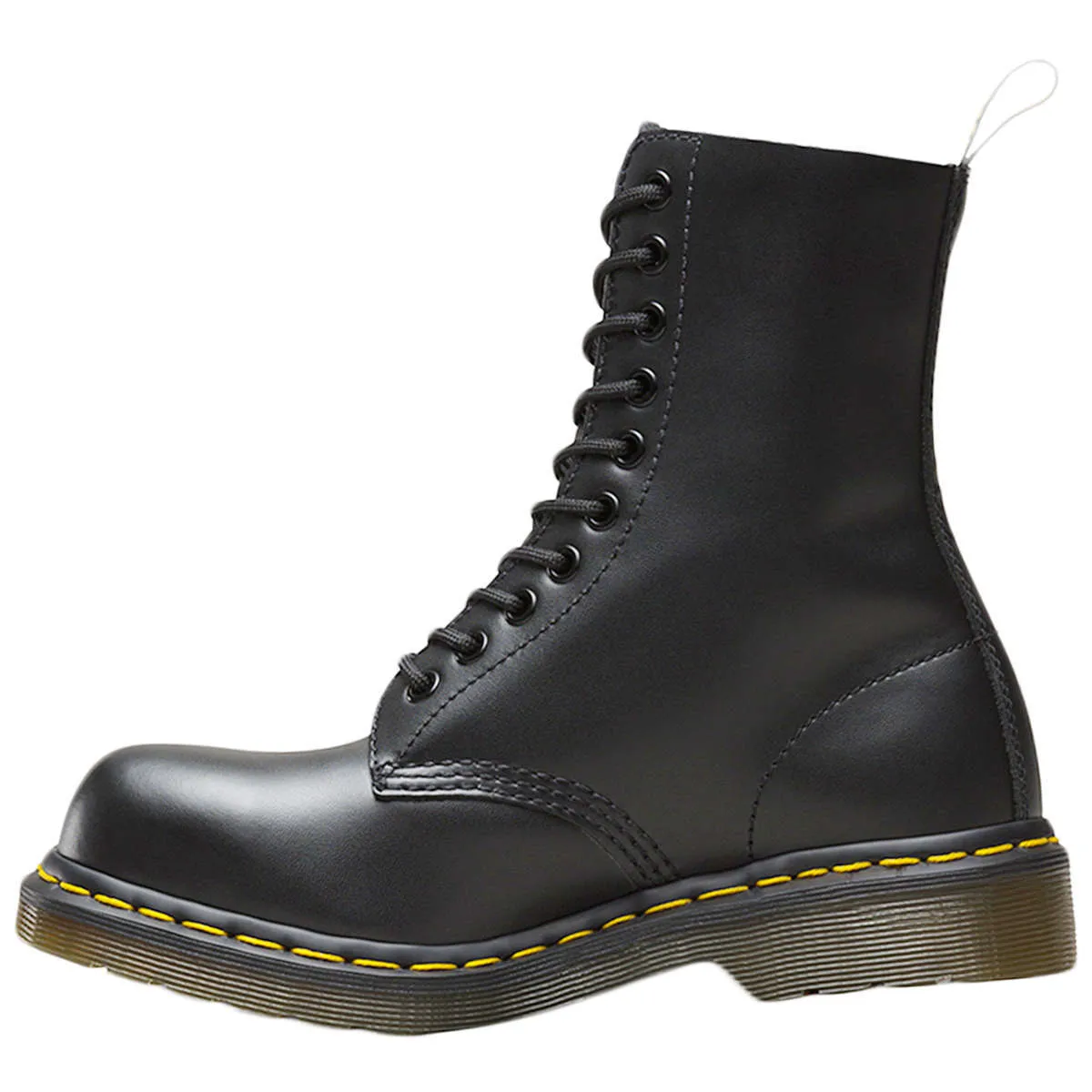 1919 Fine Haircell Leather Steel Toe Unisex Mid-Calf Boots