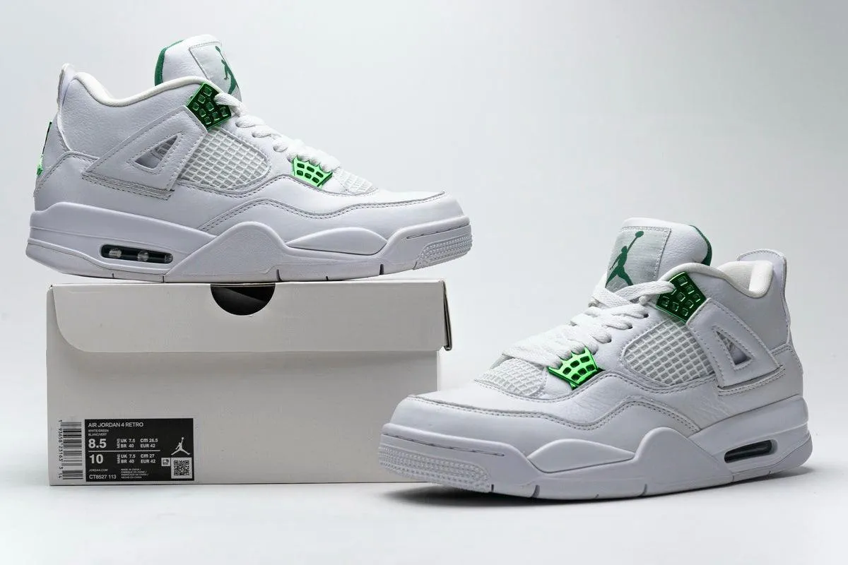 AIR JORDAN 4 RETRO " METALLIC GREEN "