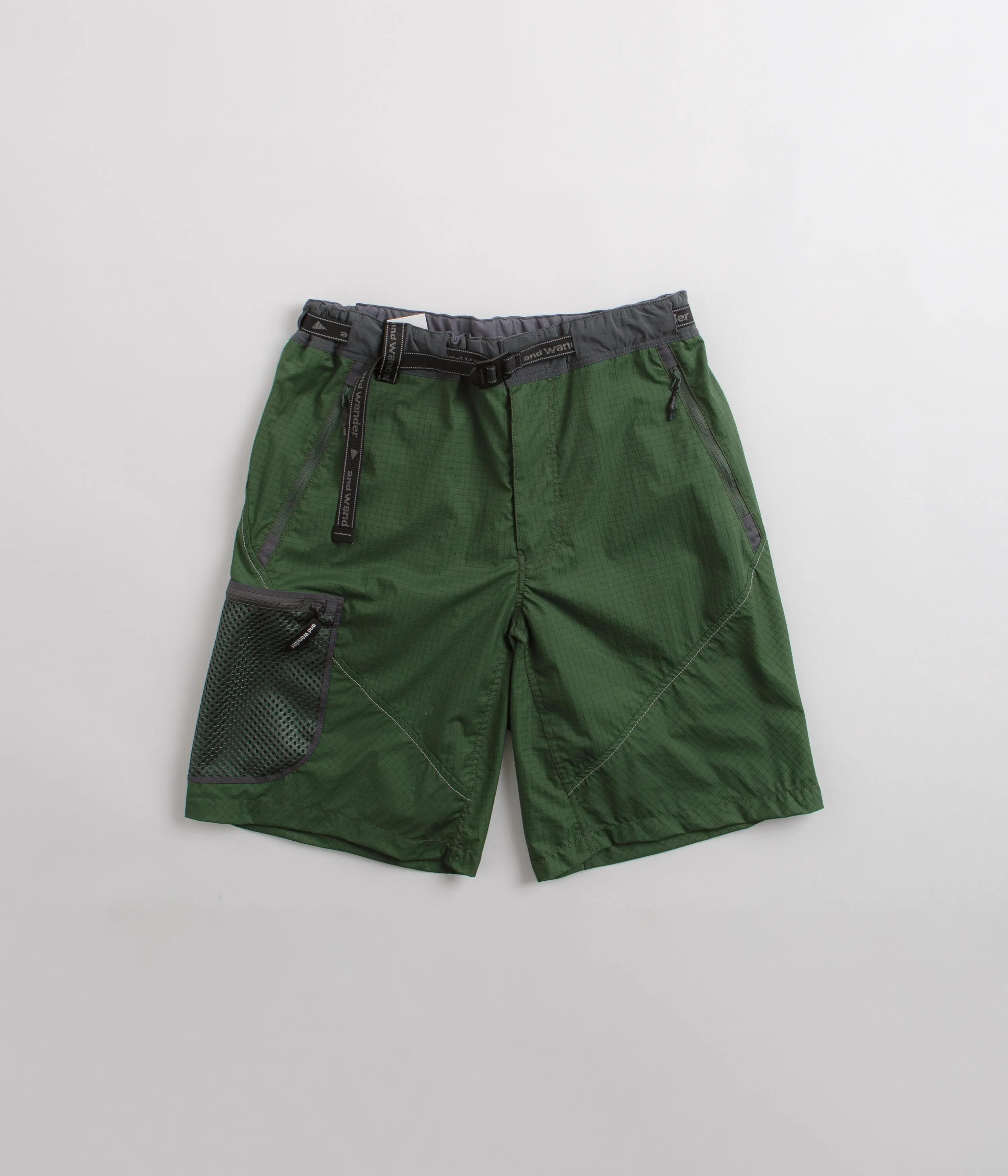 and wander Breath Rip Shorts - Green