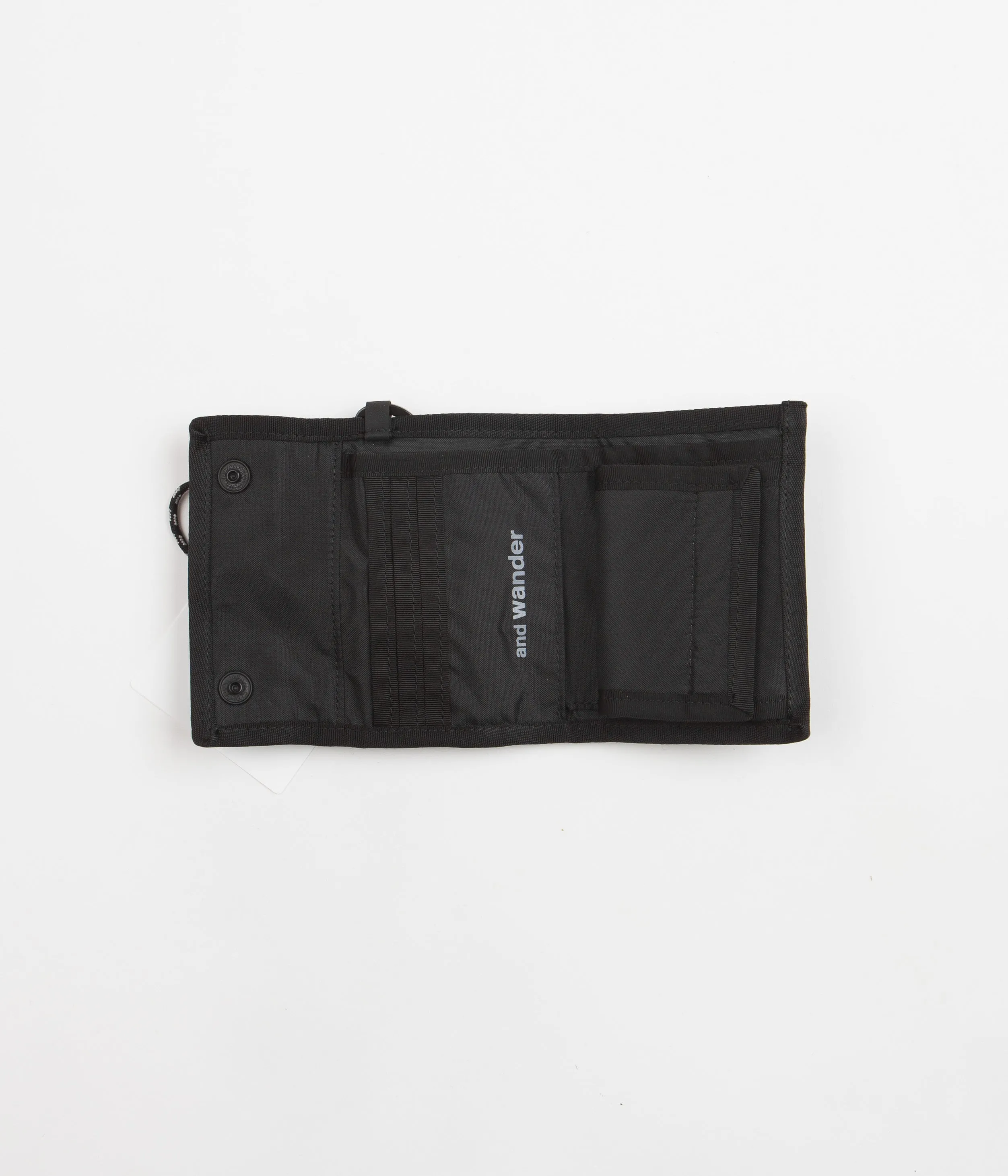 and wander Reflective Rip Wallet - Black