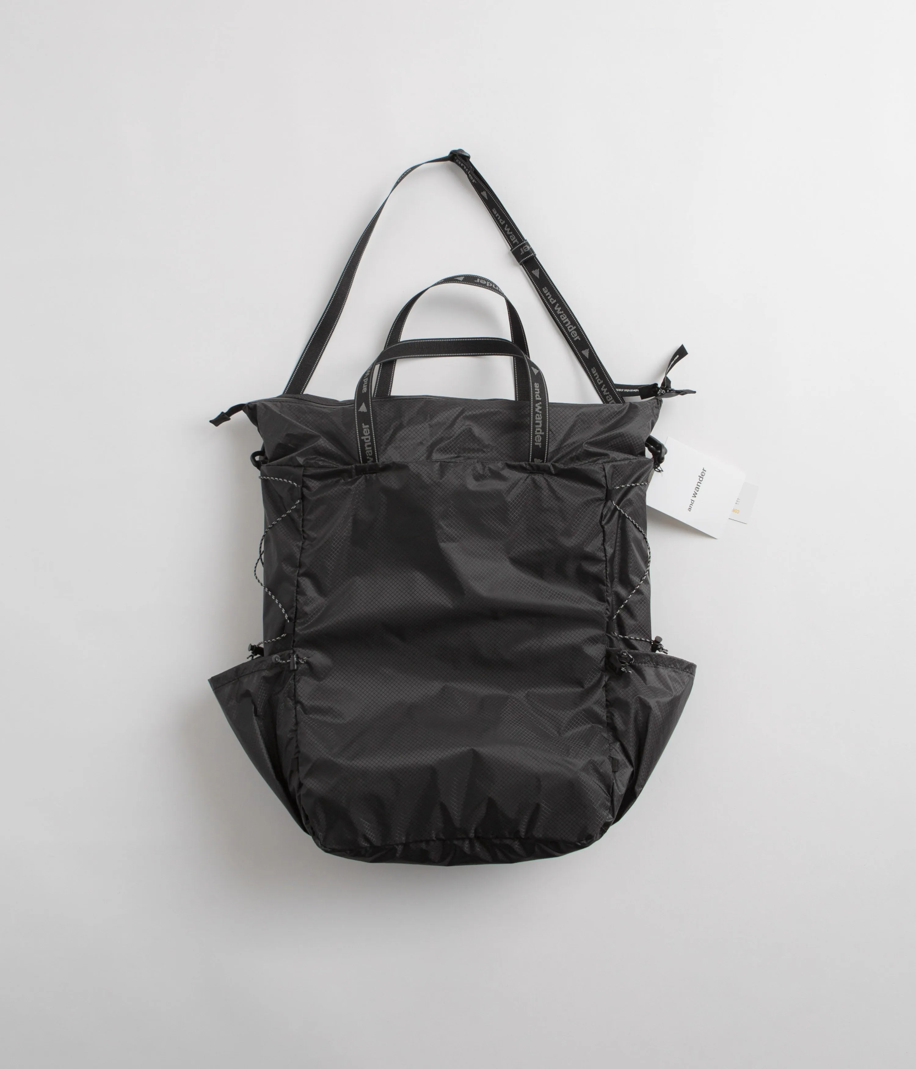 and wander Sil Tote Bag - Charcoal