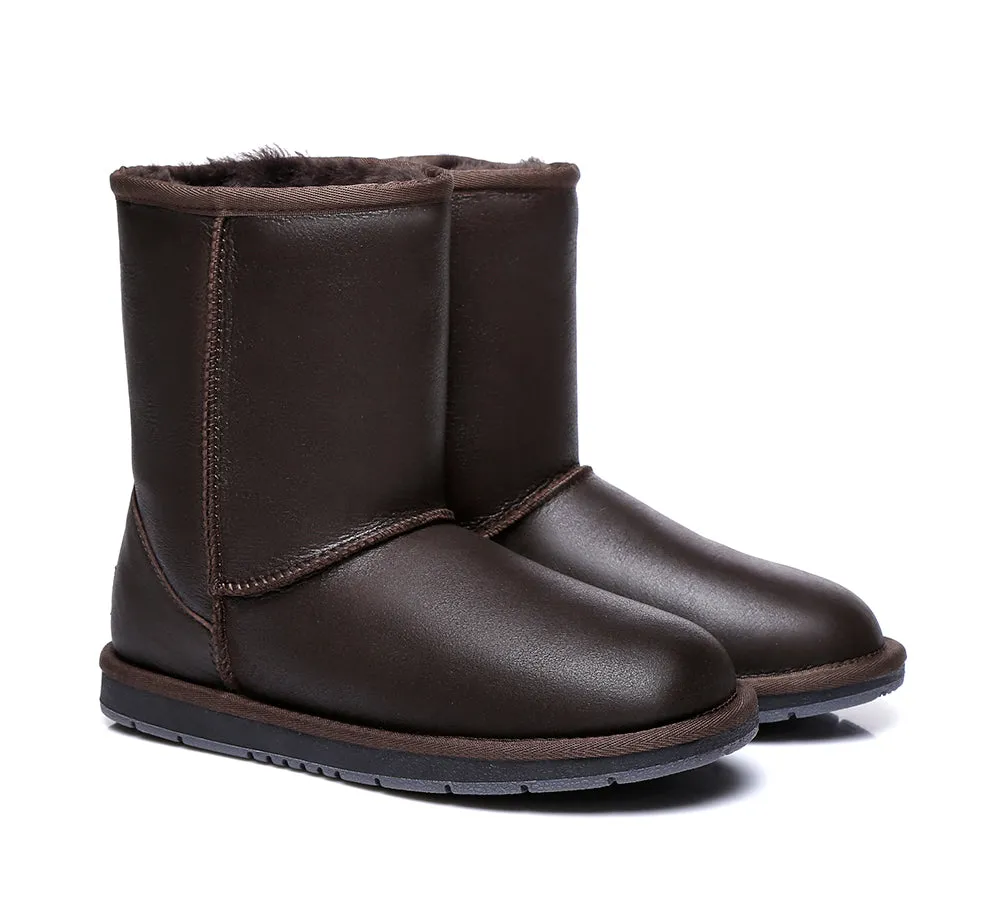 Australia Premium Sheepskin Unisex Short Classic Nappa Water Resistant Boots