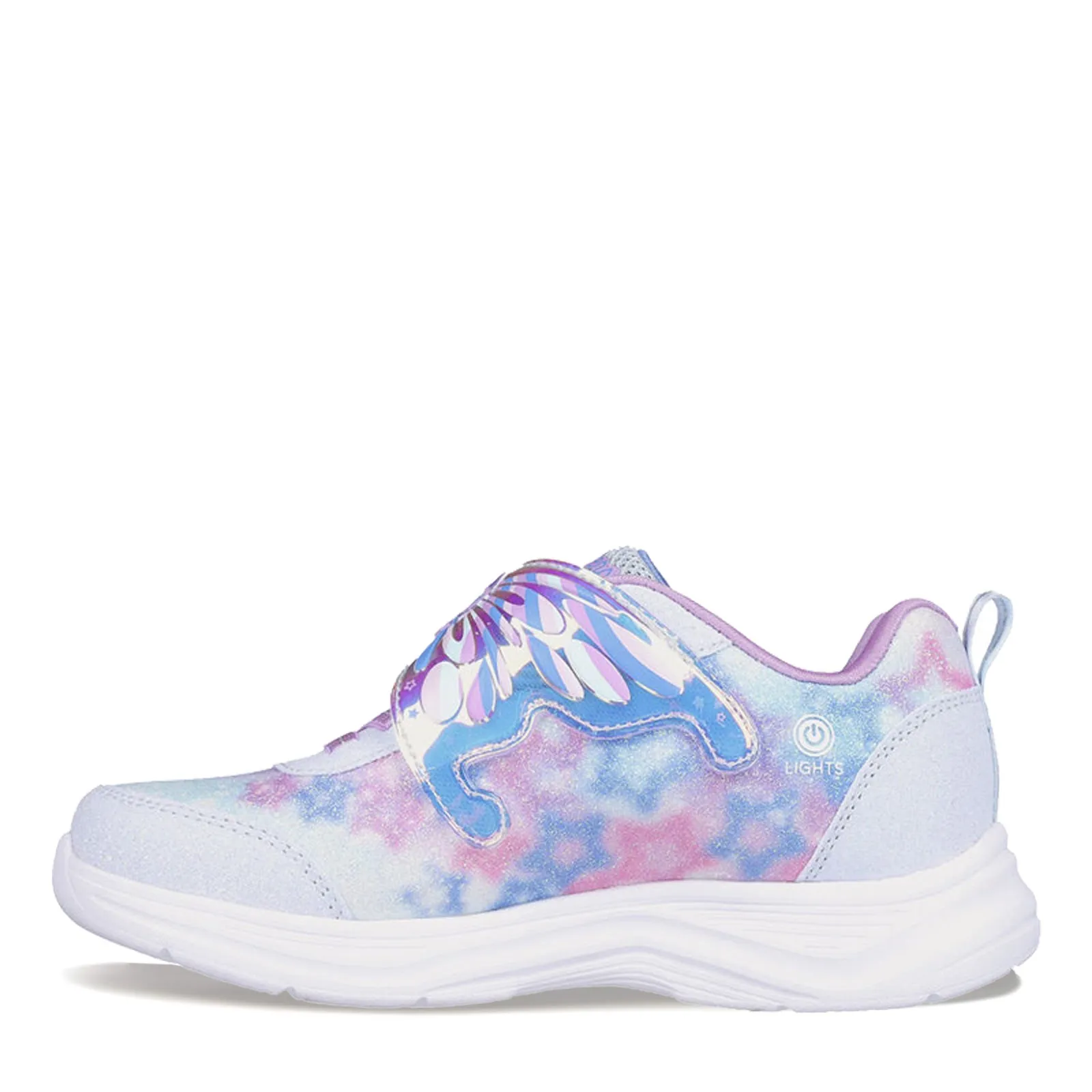 Girl's Skechers, Glimmer Kicks - Magical Wings Sneaker - Little Kid & Big Kid