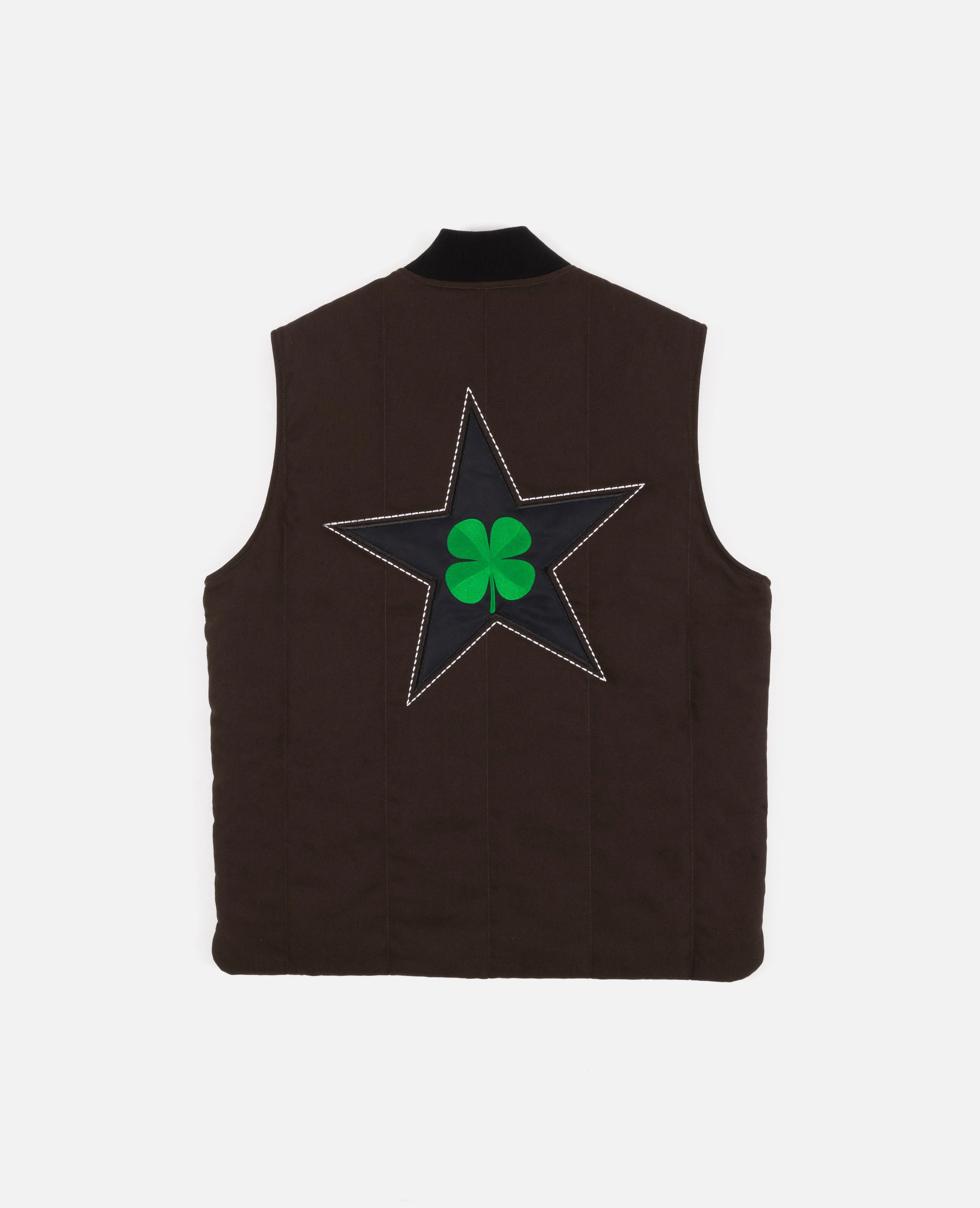 Patta x Converse 4 Leaf Clover Reversible Vest (Java/Burnt Olive)