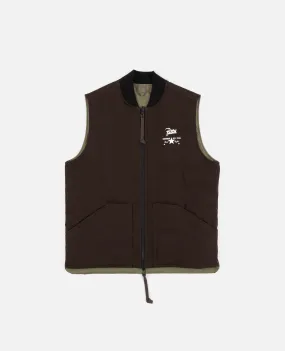 Patta x Converse 4 Leaf Clover Reversible Vest (Java/Burnt Olive)