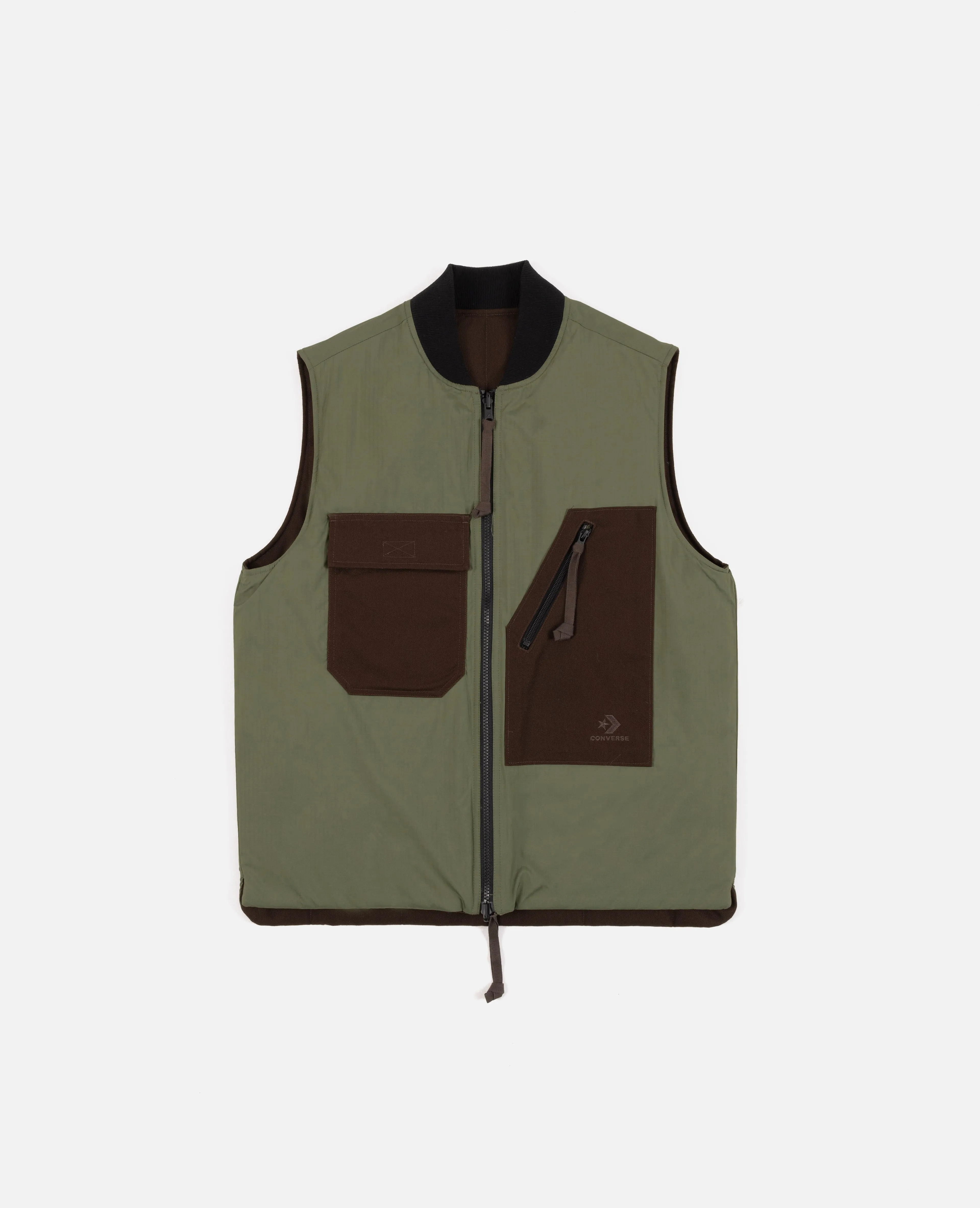 Patta x Converse 4 Leaf Clover Reversible Vest (Java/Burnt Olive)