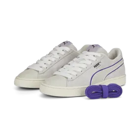 PUMA x LAUREN LONDON Suede Women's Sneakers - White/Purple